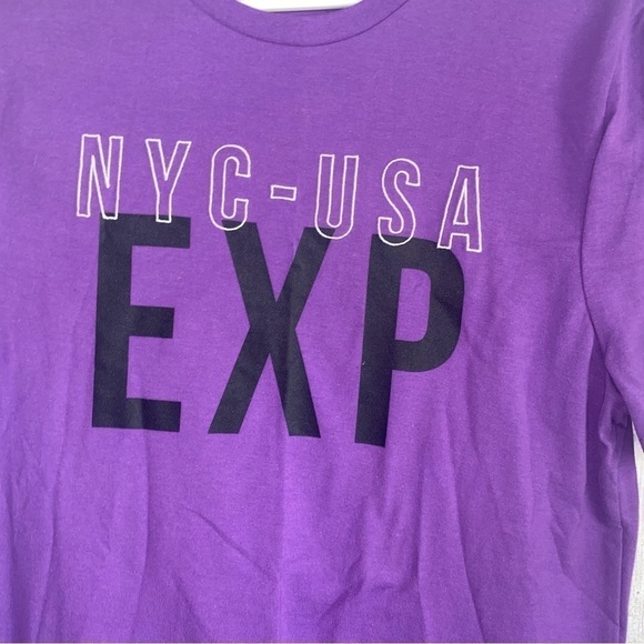 Express Purple Tee - Picture 2 of 4